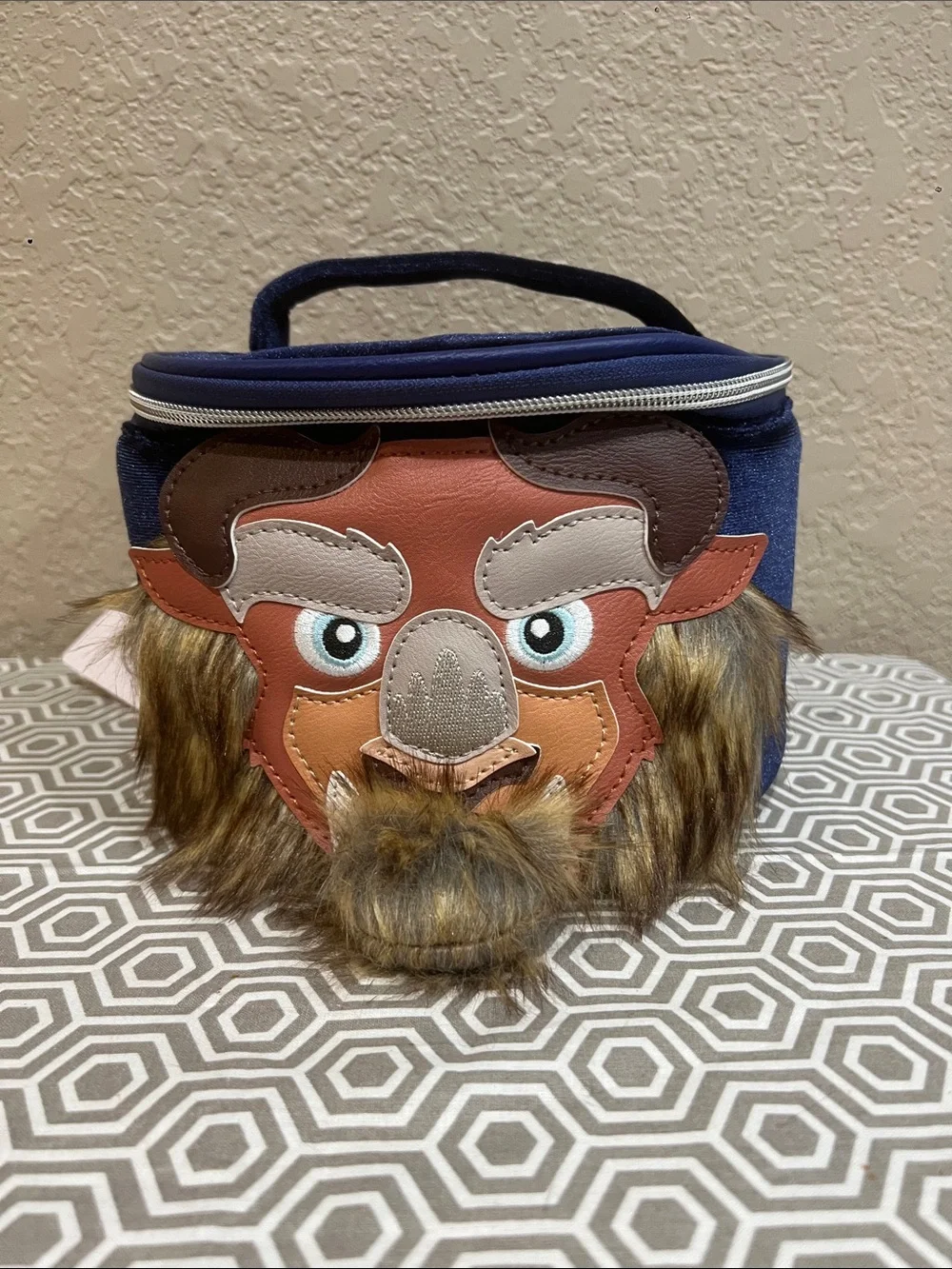Disney hot topic Beauty and the Beast round train case